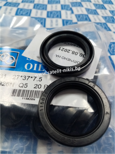 Oil seal  ASSP 27x37x7.5 NBR SOG/TW