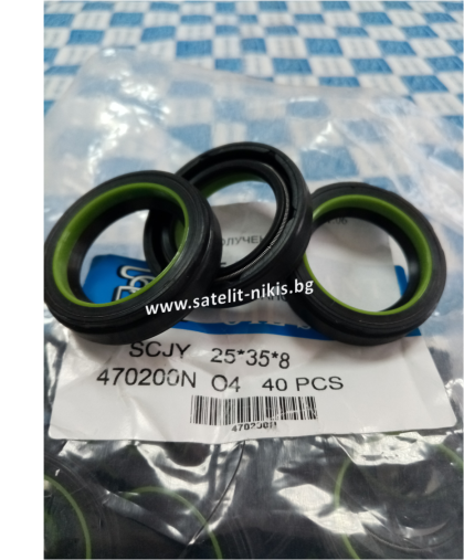 Oil seal   SCJY 25x35x8 Nylon+ NBR SOG/TW