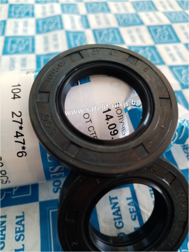 Oil seal   A 27x47x6 NBR SOG/TW, PIAGGIO 1027220,130536