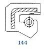 Семеринг  A (144) 34x46x10 NBR SOG/TW