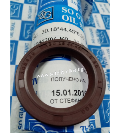 Oil seal   А 30.18x44.45x6.35 Viton SOG/TW