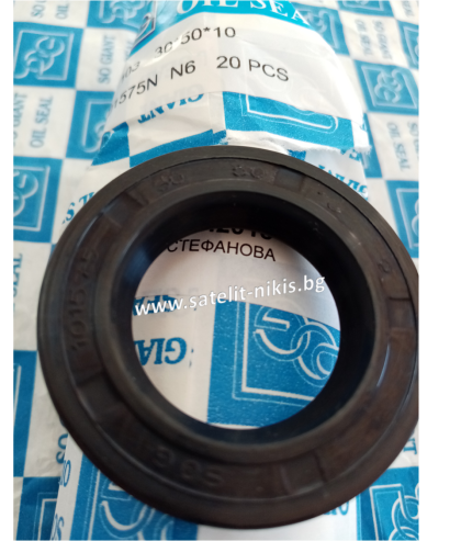 Oil seal  A 30x50x10 NBR SOG/TW, differential DEUTZ 01160750, FENDT X550054801000, LAMBORGHINI 215103130, MERCEDES-BENZ 0009979546,0029973046, NEW HOLLAND 29740482,40001330,5105989, SAME 215103130