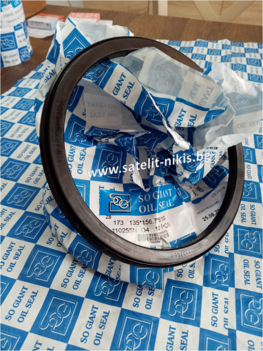 Oil seal  ASSP (173) 135x156.7x8/10 NBR SOG/TW,   BPW 0256645664,0256645800,0258645800