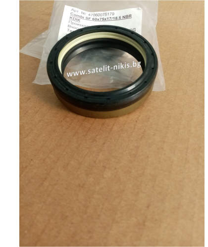 Oil seal COMBI SF  60x75x17/18.5 NBR  KDIK/China , DANA 2130601501 ,CORTECO 12036962B