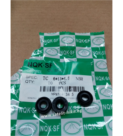  Oil seal AS 6x13x4.5 NBR NQK.SF/China