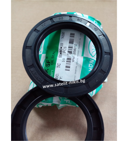 СЕМЕРИНГ AS 55x80x10 NBR NQK.SF/China, CARRARO 025249, DANA 001020031, DEUTZ-FAHR 215202290, GOLDONI 00035450, HURLIMAN 215202290,  IVECO 42484578, JCB 90450001, LAMBORGHINI 90450001,LANDINI 976135M1,SAME 215103290,MERCEDES-BENZ 0059970946, NEW HOLLAND 40