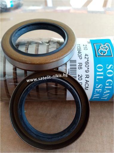 Oil seal  BS (210) 42x60x9 R ACM  SOG/TW