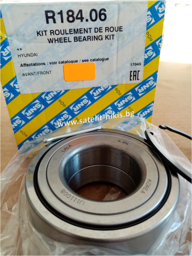 Wheel bearing kit  R184.06 SNR/France,  front axle of GALLOPER 51720-34100, HYUNDAI 51720-34100 | 51720-34200