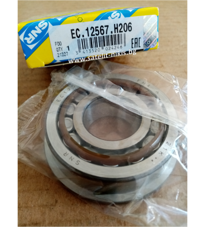 Bearing EC.12567.H206 (25x59/65,83x18)  SNR/France , gearbox  ( code- JR5 ) of RENAULT 7701645978 | 7703090414