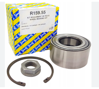 Wheel bearing kit R159.55 ( 45x86x44 ) SNR/France  for front axle of CITROEN 1617969780 | 3350-88 | 3350-93 FIAT 71748673 | 9403350889 OPEL 1617969780 PEUGEOT 1617969780 | 3350-88 | 3350-93 VAUXHALL 1617969780