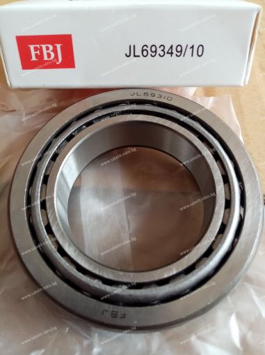 Bearing  JL69349/JL69310  ( 38X63X17 ) FBJ , Agco 70582091,70582092; CASE 61801C1,61802C91; GREAT PLAINS 822-197C,822-198C; John Deere JD6902,JD9159,JD9602 ;Massey Ferguson 843125M1,843126M1; New Holland 273633,273634