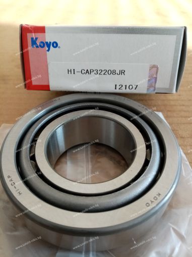 Bearing  32208 (40x80x24.75) KOYO/Japan, CASE 6190094M91; Claas 0002436710,0002436710,243671,000243671,243671.0,0002436710 ;Fortschritt 9902888551; Geringhoff 025152 ;HORSCH 00240080240110; IVECO 26800140; John Deere JD37047 LEMKEN 3199145; Laverda 340406