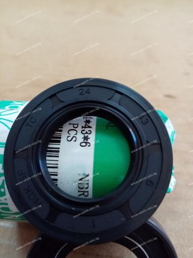 Oil seal   AS 24x43x6 NBR NQK.SF /China