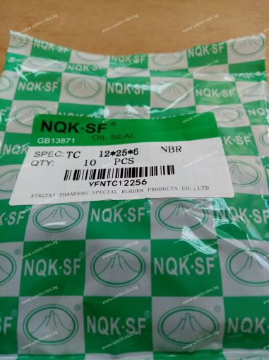 Oil seal   AS 12x25x6 NBR NQK.SF /China