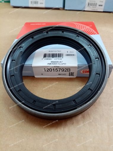 CORTECO 12015792B RWDR-K7 70x100x13.5/15 FPM , for wheel hub,differential of DEUTZ-FAHR 215291390; HURLIMANN 215291390; IVECO 40102280,40102283; LAMBORGHINI 215291390; SAME 215291390