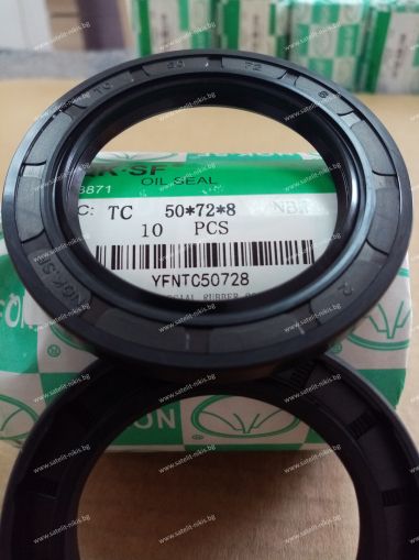 Oil seal  AS 50x72x8 NBR NQK.SF /China , for differential of CARRARO 025226; CLAAS 02125760, 02348860;  GOLDONI 06220140;  LANDINI 3015353X1, 391346X1;  MASSEY FERGUSON 391346X1;  NEW HOLLAND 45482097, 84032776;  SAME 215202260