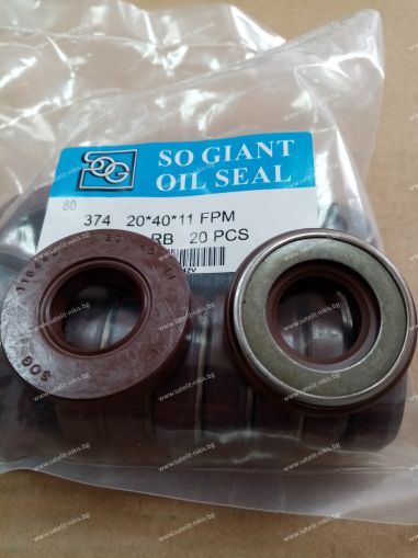 Oil seal  TCN (374) 20x40x11 Viton SOG/TW, for hydraulic pumps and motors , AP1033I