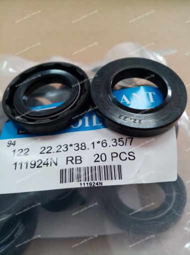 Oil seal TCV (122) 22.23x38.1x6.35/7 NBR SOG/TW , for hydraulic pumps,motors and hydrodynamic couplings