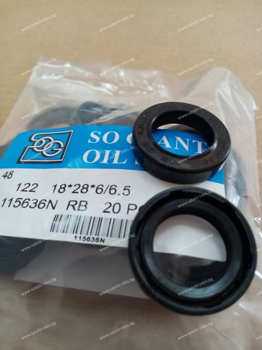 Oil seal TCV (122) 18x28x6/6.5 NBR SOG/TW , for hydraulik pumps,motors and hydrodynamic couplings