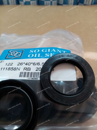 Oil seal TCV (122) 26x40x6/6.5 NBR SOG/TW , for hydraulic pumps,motors and hydrodynamic couplings