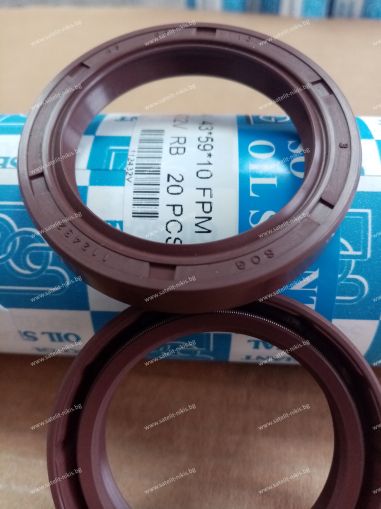 Oil seal AS (104)  43x59x10 Viton SOG/TW