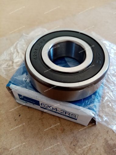 Bearing   6204-2RS ( 20x47x14 ) ZWZ/China, Claas 0002155400,0002358720,0002367520,215540;Fortschritt 9902890425,9902890642; John Deere AZ20825,JD10363,JD30071;LEMKEN 3198584 Oros 1.327.587,132758787,001620414