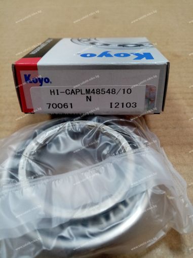 Bearing  LM 48548/LM 48510 ( 34.925X65.088X18.034 ) KOYO/Japan , Agco 70227665,70926702;  CASE 618023R91,618024R1,G57451,G57452; GREAT PLAINS 822-033C,822-034C,822-259C; John Deere JD8194;JD8230JD8937,JD9020; KRAUSE 41-121,41-208; New Holland 1660,321207,