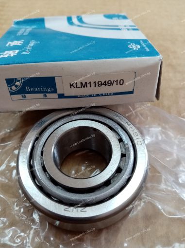 Bearing  KLM11949/KLM11910 ( 19.05X45.237X15.494 ) ZWZ/China, Agco 330255X1,70327527; CASE 6518115R91,651814R1; CNH 83910704,83910705,83992410 ;Ford 204E1216A,81708395,8A1217B,D5NN1217A; GREAT PLAINS 822-045C,822-050C; John Deere JD8188,JD8226,JD8906; Mas