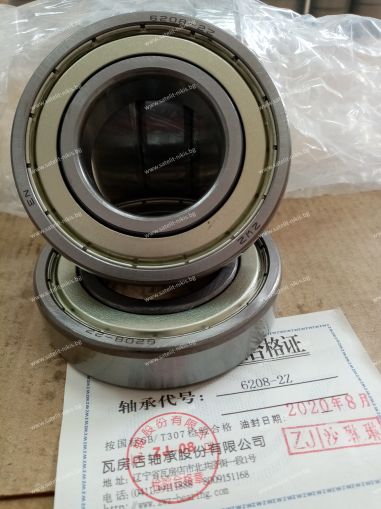 Bearing   6208-2Z ( 40x80x18 ) ZWZ/China , AGCO 195592M2; AGRALE	4001018057004; LEMKEN 3198605; VALTRA LA1113