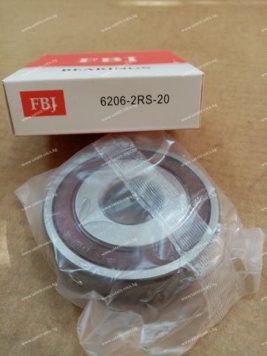 Bearing 6206-2RS-20 ( 20X62X16 ) FBJ