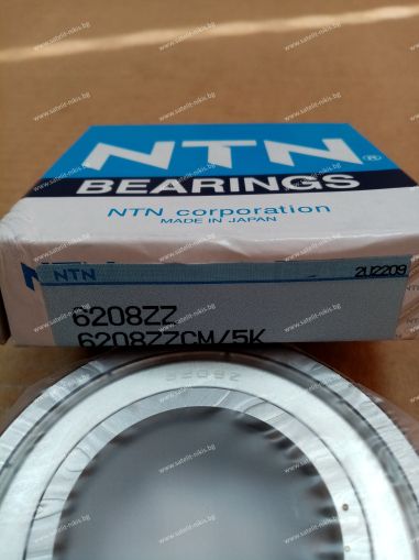 Bearing  6208 2Z/5K ( 40x80x18 ) NTN/Japan , AGCO 195592M2; AGRALE 4001018057004; LEMKEN 3198605; VALTRA LA1113