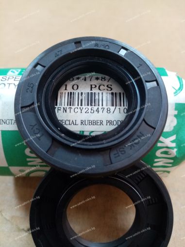 Oil seal  TCY 25x47x8/10  NBR70 NQK.SF/China