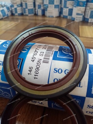 Oil seal ASW (146) 45x63x7.5 R NBR SOG/TW