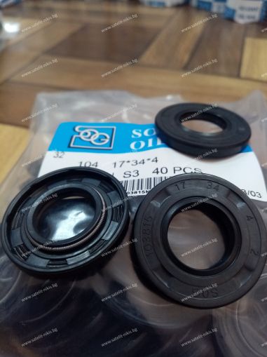 Oil seal  AS (104)  17x34x4 NBR SOG/TW