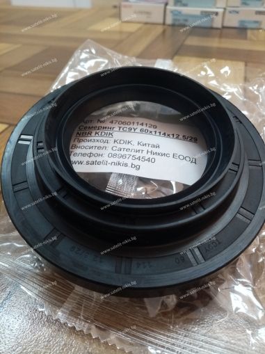 Oil seal  TC9Y 60x114x12.5/29 NBR KDIK/China 