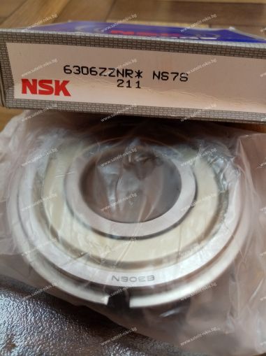 Bearing 6306 ZZNR  ( 30X72X19 ) NSK/Japan