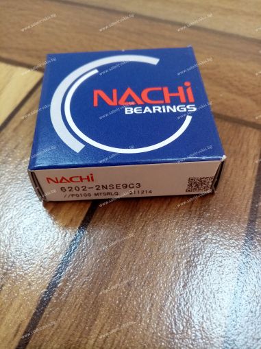 Bearing 6202-2RS C3 ( 15X35X11 ) NACHI/Japan, for wheel of HONDA: 91051-KEB-G01;KAWASAKI: 92045-S036;KTM: 625062027; POLARIS: 3514464; SUZUKI: 08113-62027; YAMAHA: 93306-20204