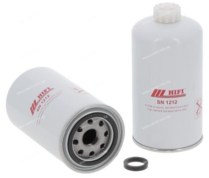 Fuel filter SN 1212 HIFI FILTER for ATLAS COPCO,CASE,CUMMINS,DOOSAN DAEWOO,FIAT HITACHI,HYUNADI,JOHN DEERE,LIEBHERR,SAMSUNG,TATRA,TEREX,VOLVO