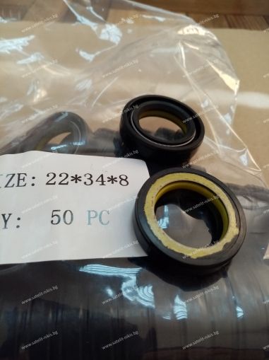 Oil seal  SCJY 22x34x8 NBR KDIK/China , for steering rack 