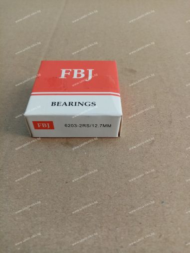 Bearing  6203-2RS/12.7 mm (12.7x40x12 ) FBJ 