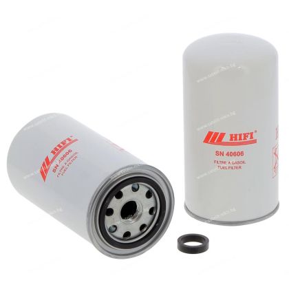 Fuel filter SN 40606 HIFI FILTER for ATLAS COPCO,CASE,HYUNDAI,NEW HOLLAND,WIRTGEN