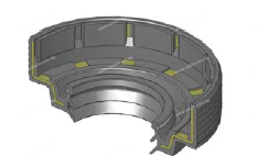 Семеринг TG56Y 30x64x15/23 NBR  WLK/TW , за перални машини 