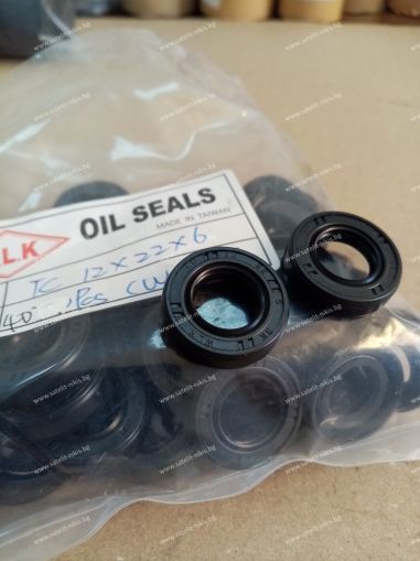 Oil seal AS 12x22x6 NBR  WLK/TW 