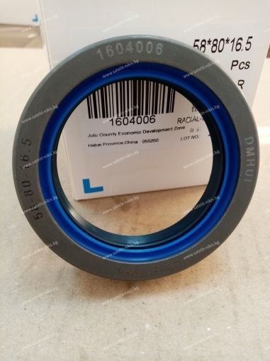 Oil seal  COMBI SF6 58x80x16.5 NBR+PU , DANA 000051719; DEUTZ-FAHR 04383061; NEW HOLLAND 84021795; VALTRA 31800500,CORTECO 12012468B