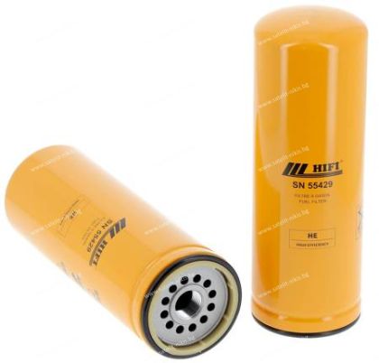 Fuel filter SN 55429 HIFI FILTER for ATLAS COPCO,CATERPILLAR,CHALLENGER,CLAAS,KOMPTECH,METSO,SANDVIK