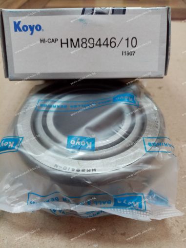 Bearing  HM 89446/HM 89410 ( 34.925x76.2x29.37 ) KOYO/Japan , Agco 70244162; CASE 164861H,1197608R1,197609R91,197610R91890104H1,A16794,A16795; CAT-Caterpillar 3N4968,640477,6D1734; Deutz-Fahr 01300305 ;John Deere JD8252,JD8930X,JD58008 ;Massey Ferguson 