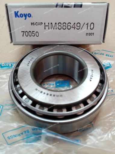 Bearing  HM 88649/HM 88610 (34.925-72.233-25.400 ) KOYO/Japan , CASE-IH 131312C1, 81379R1, JOHN DEERE AR94761,,JD8257, NEW HOLLAND 83933877, 83961654