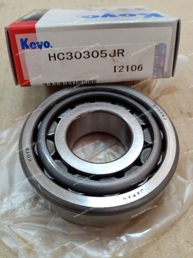 Bearing   30305 JR ( 25X62X18.25 ) KOYO/Japan , AGRALE 4001033054002; CLAAS 30305A; FORD 1522735; IVECO 26800330 ;JOHN DEERE ; MASSEY FERGUSON 994120006; NISAN 402159X60A; RENAULT TRUCKS 82 00 021 441; RENAULT TRUCKS 82 00 303 960; VOLVO 183316; ZF 0635 3