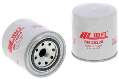 Fuel filter SN 25220 HIFI FILTER for AMMANN,AUSA,HAULOTTE,KUBOTA,MANITOU,MECALAC