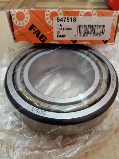 Bearing  547518  (69.85-120-32) FAG/Germany , for rear axle-inner side of MAN L2000 81.93420-0162,81934200162